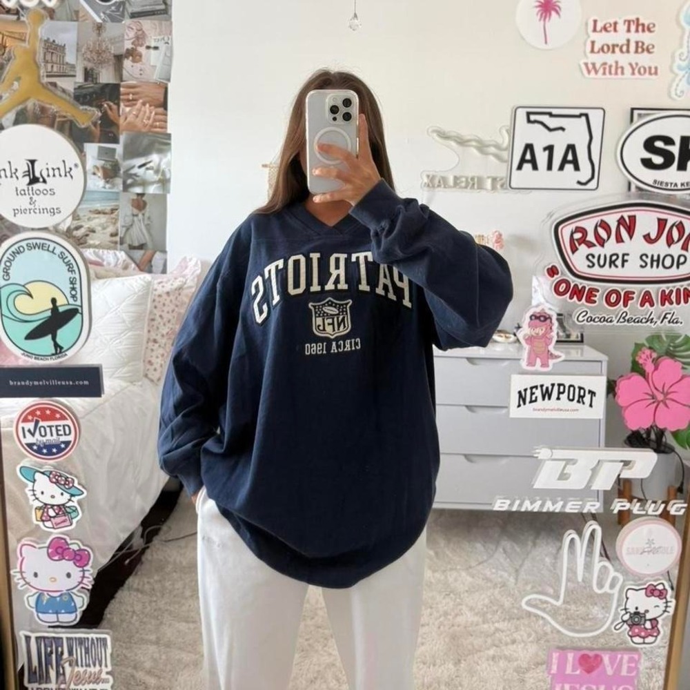 NFL Football New England Patriots long‎ sleeve